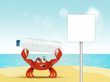 Denizdeki plastik kirliliğinin bir göstergesi