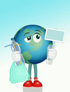 Plastiğin dünyadaki kirliliği üzerine bir örnek