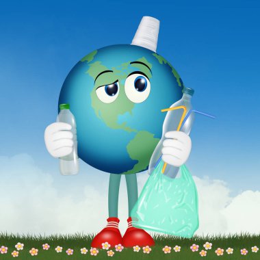 Plastiksiz dünyanın güzel bir tasviri