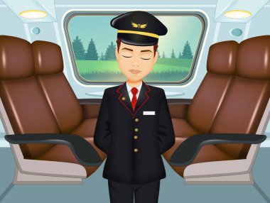 yük arabaları arasında tren denetleyicisi