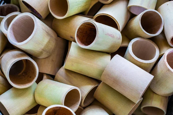 Bambu bitki arka plan, toplumda Tayland küçük işletme için.