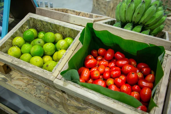 Blandning Olika Torkade Frukter Produkten Thailand — Stockfoto