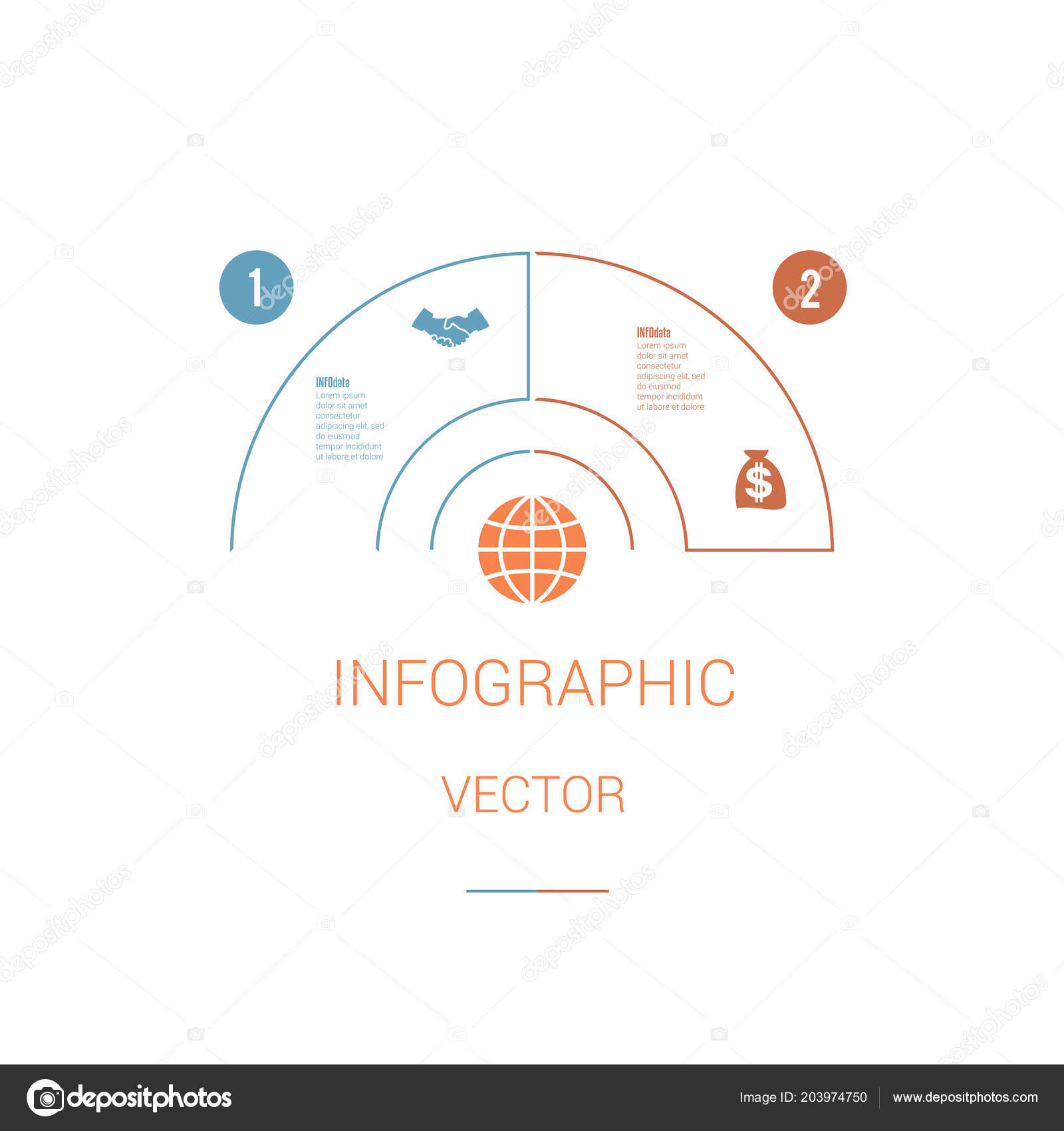 Semi Circle Pie Chart