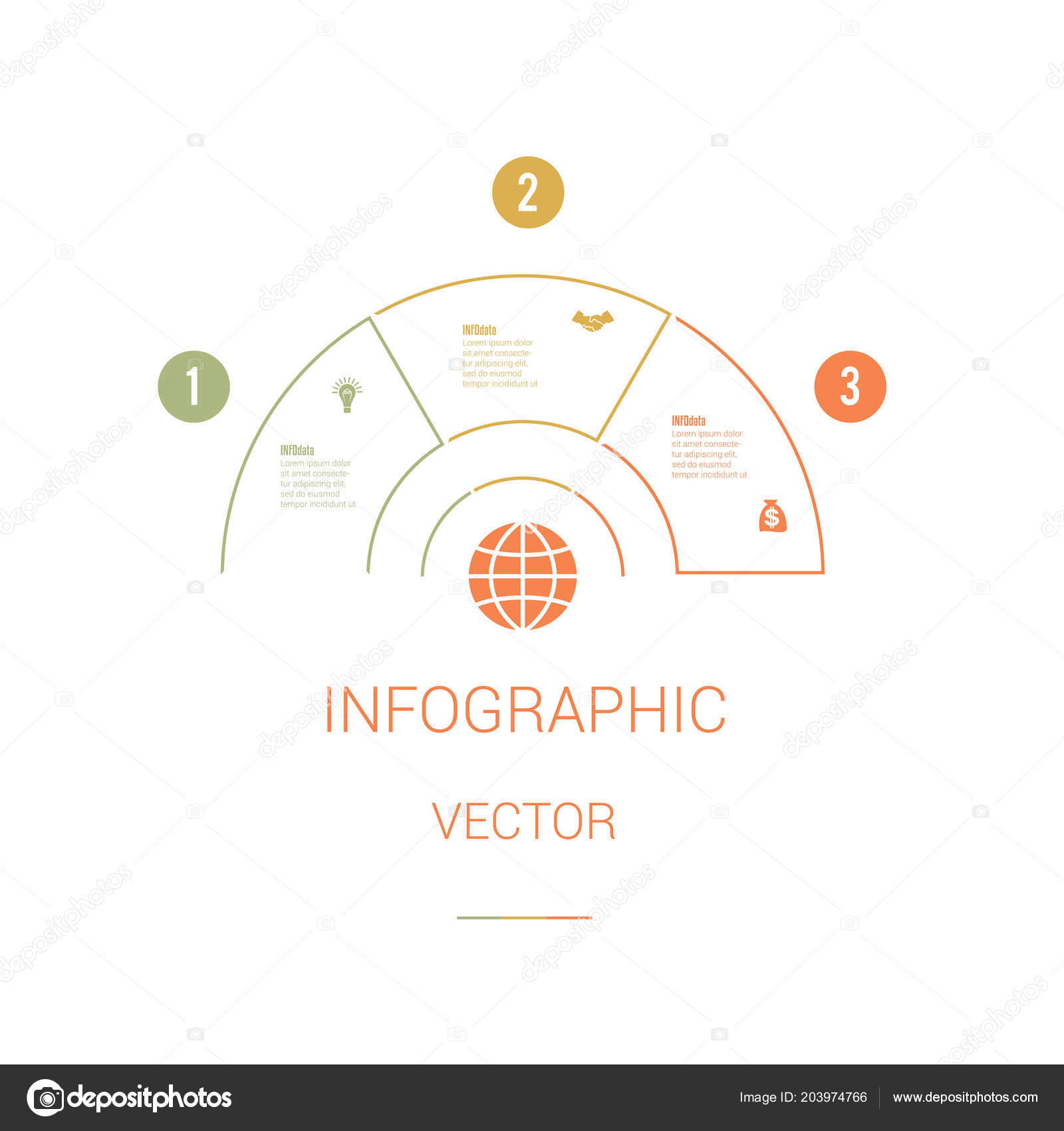 Semi Circle Pie Chart