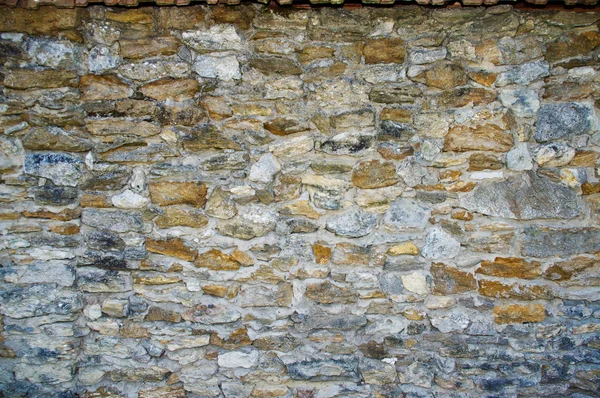 Texture Old Stone Wall Closeup — Stock Photo, Image