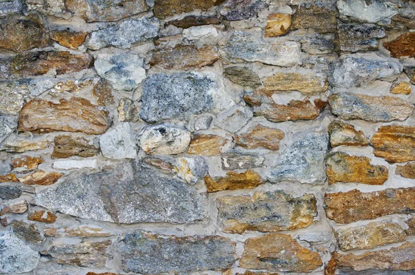 Textura Viejo Muro Piedra Primer Plano — Foto de Stock