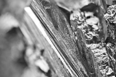 Siyah ve beyaz arka plan kuvars yüzey. Makro