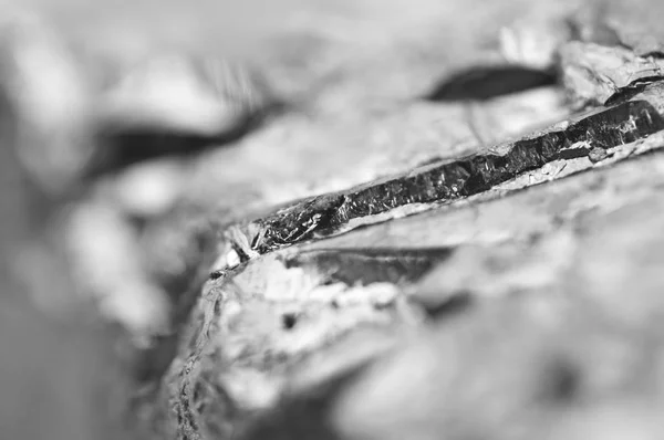 Черно Белый Фон Поверхности Кварца Макро — стоковое фото