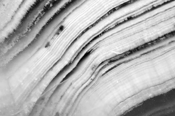 Black White Background Crystals Surface Macro Closeup — Stock Photo, Image