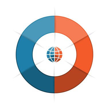 Şablon yüzük infographics,-ebilmek var olmak kullanılmış 6 numara seçenekleri, adımları, metin için.