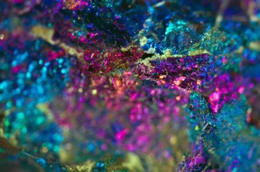 Güzel doku doğal kristaller. Mineral onun doğal arka plan bulanık. Renkli güzel arka plan. Makro.