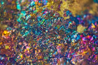 Güzel doku doğal kristaller. Mineral onun doğal arka plan bulanık. Renkli güzel arka plan. Makro.