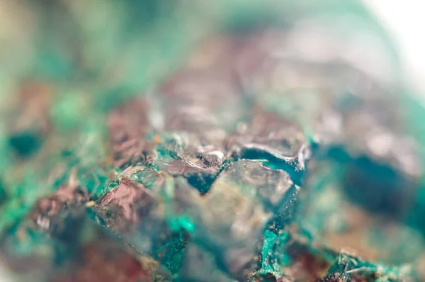 Turkoois natuurlijke textuur van natuurlijk materiaal. Kristallen. Macro — Stockfoto
