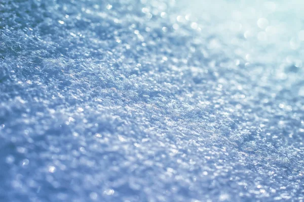 Makrohintergrund der frischen Schneeflocke Textur — Stockfoto