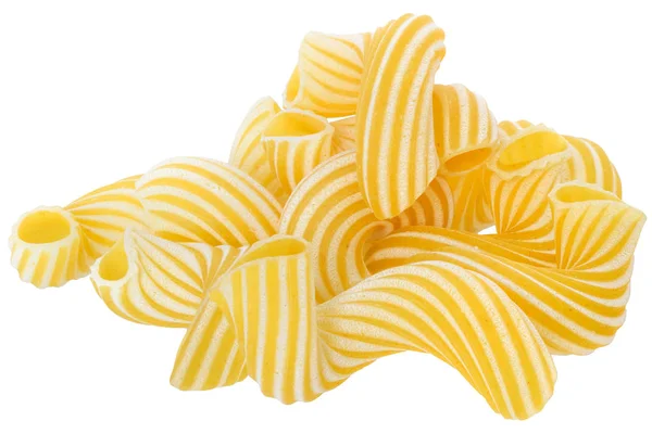 Fusilli tricolor pasta isolated — Stock Photo, Image