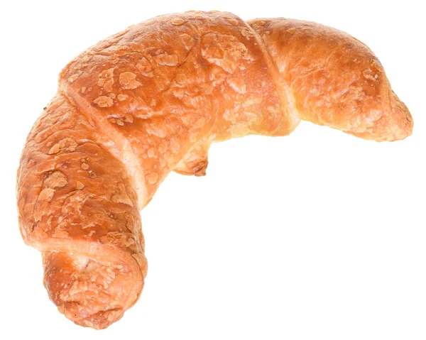 Croissant de pastelaria francesa isolado — Fotografia de Stock