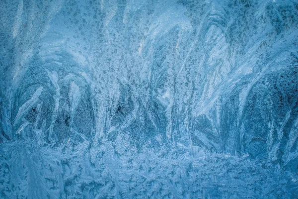 Icy glass natural pattern — Stock Photo, Image
