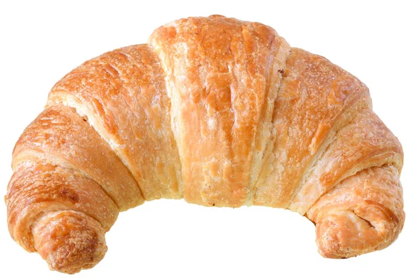 Croissant de pastelaria francesa isolado — Fotografia de Stock