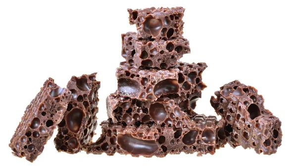 Heap Bubble chocolade. — Stockfoto