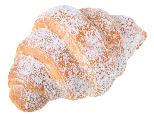 Croissant allo zucchero a velo . — Foto Stock