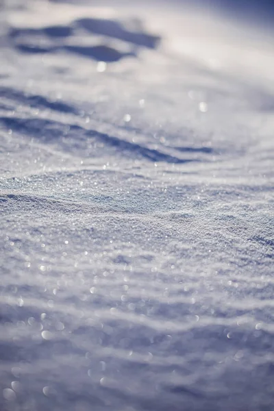 Fondo Macro Textura Fresca Copo Nieve Desenfoque —  Fotos de Stock