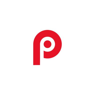 PP logo tasarımı, mektup logo vektör.