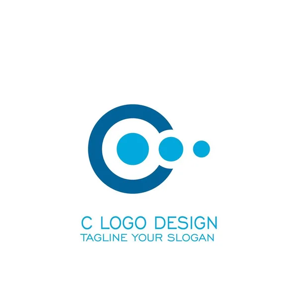 Diseño Del Logotipo Conexión Logotipo — Archivo Imágenes Vectoriales