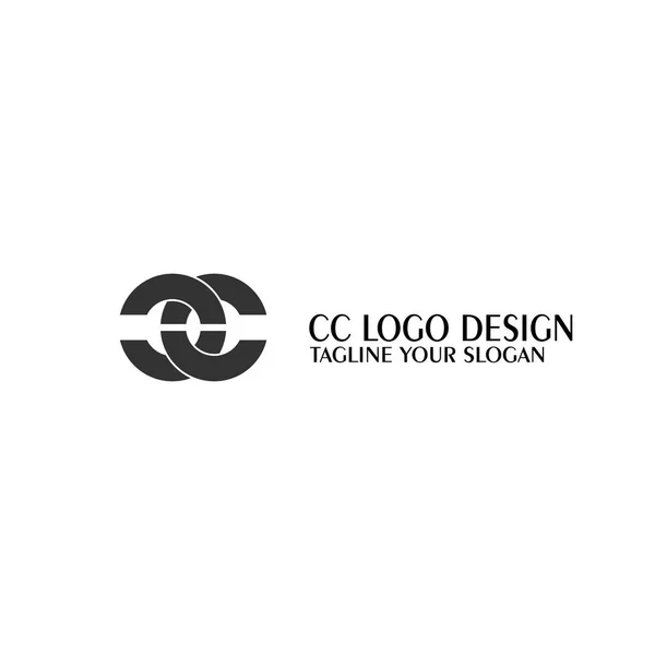 Logotipo Letra Design Simples — Vetor de Stock