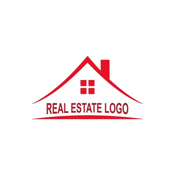 Logotipo Imobiliário Design Simples — Vetor de Stock