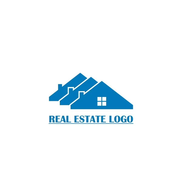 Векторный Дизайн Логотипа Недвижимости — стоковый вектор
