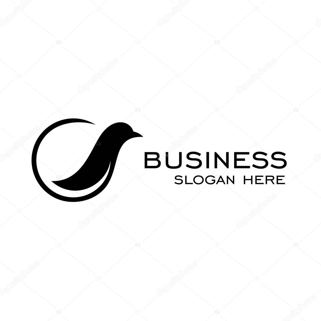 Bird logo vector, creative logo design, vector icon.