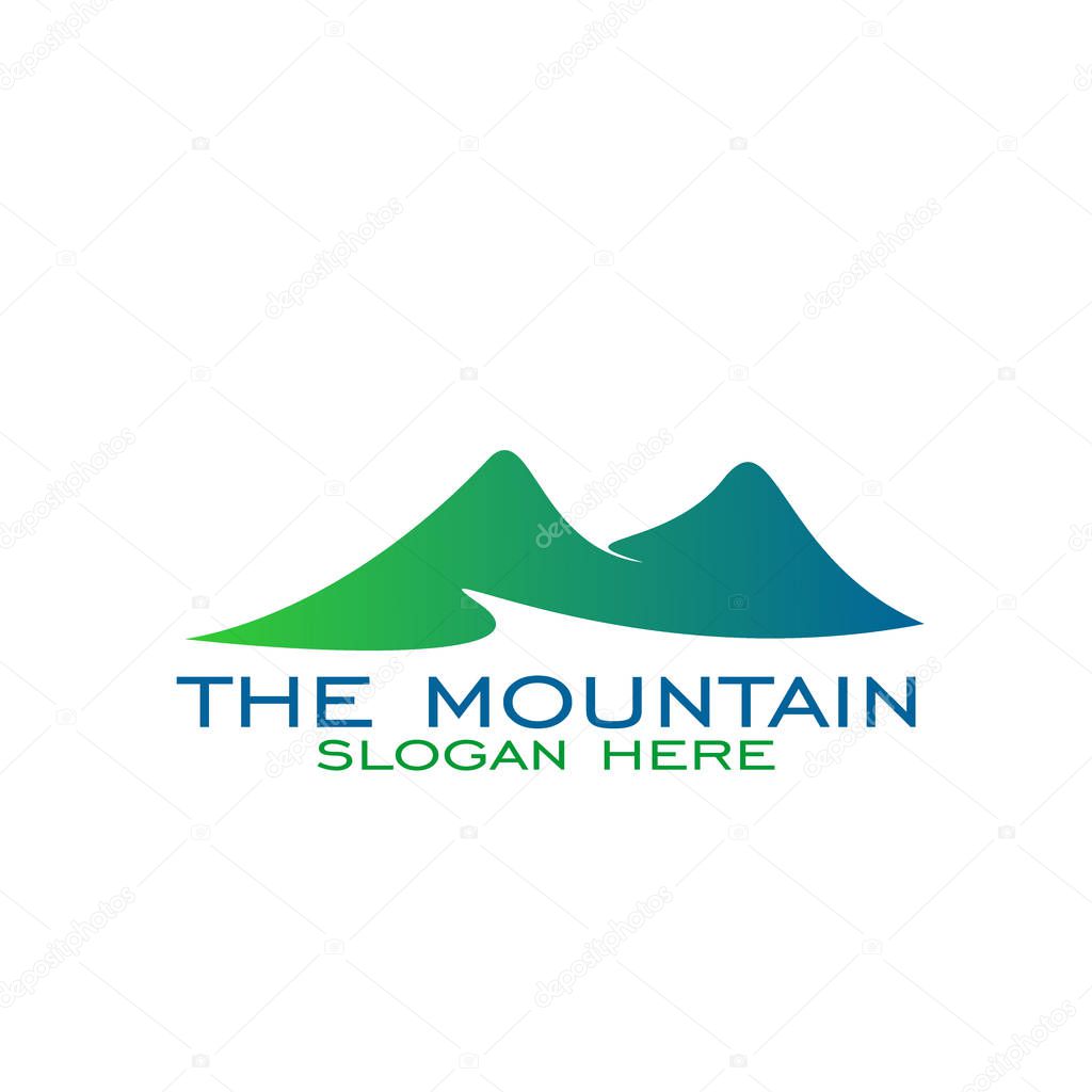 Mountain logo vector, abstract mountain logo, vector illustrations.