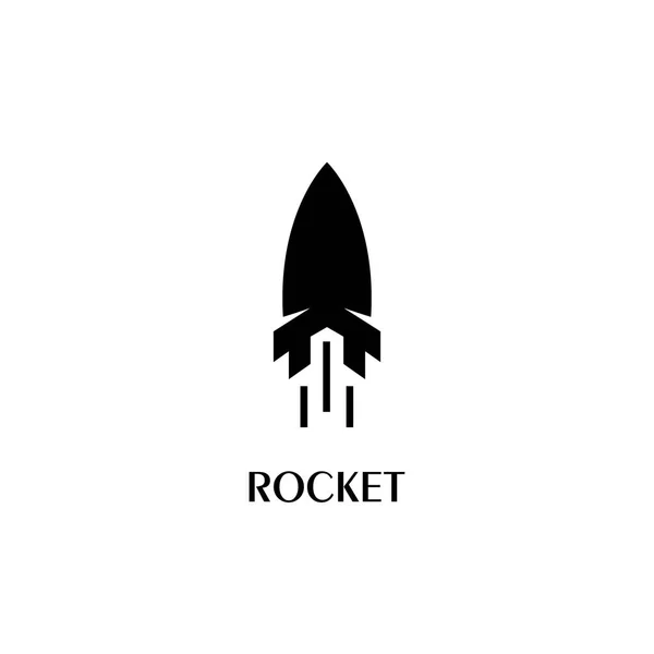 Raket Logotypdesign Vektor Symbol — Stock vektor