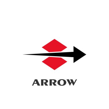 Ok logo tasarımı, logo yaratıcı tasarım, vektör simgeler.