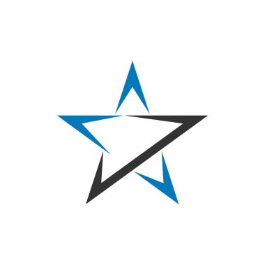 Yıldız logo vektör tasarımı, 