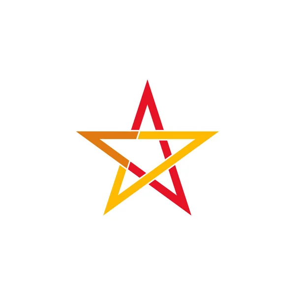 Star Logotypen Vektor Design — Stock vektor