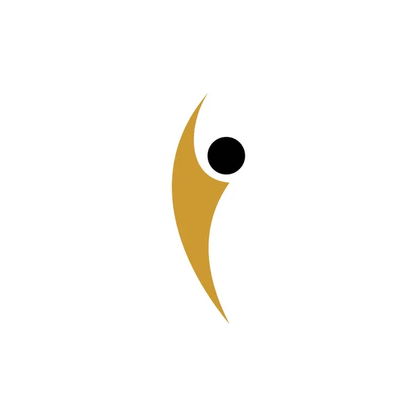 Conception Logo Personnes Simples Icônes Vectorielles — Image vectorielle