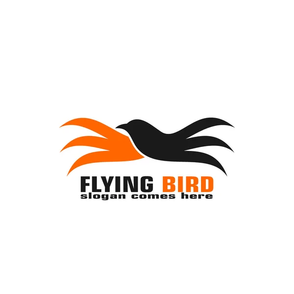 Flying Bird Graphic Logo Template Abstract Business Logo — Stock Vector