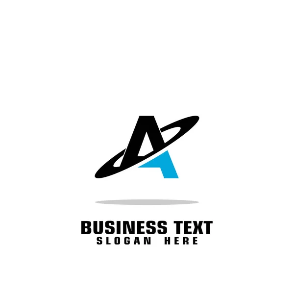 Een Brief Logo Initial Letter Een Grafisch Logo Template — Stockvector