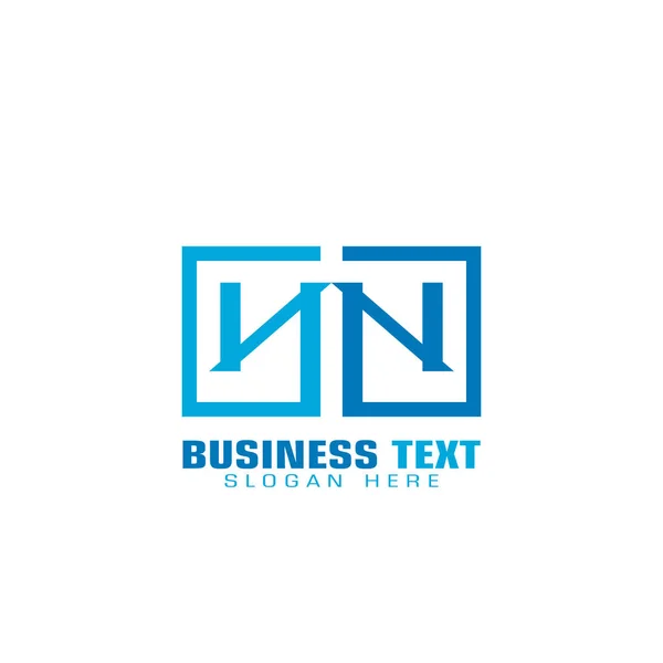 Business Construction logo, real estate graphic logo template, letter NN logo, flat logo design, isolated on white background.