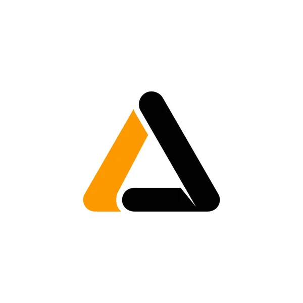 Initiële Letter Een Grafische Logo Ontwerp Concept Template Geïsoleerd Witte — Stockvector