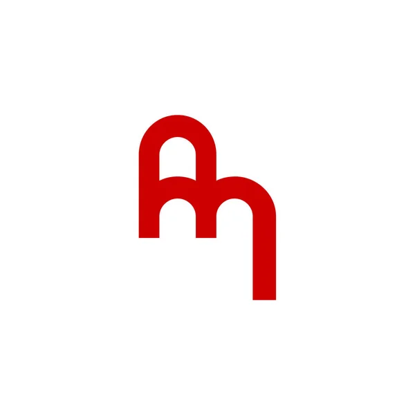 Anfangsbuchstabe Grafik Logo Vorlage Liniendesign Konzept Abstraktes Business Logo Isoliert — Stockvektor