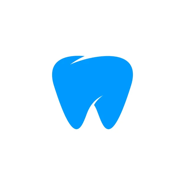 Conceito Design Logotipo Cuidados Dentários Ícone Símbolo Dente Isolado Fundo — Vetor de Stock