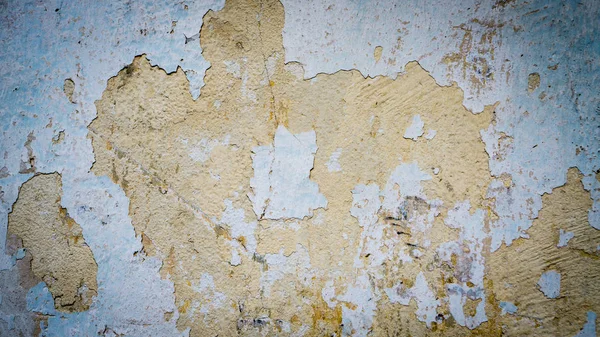 Oude Gepleisterde Muur Met Vlekken Uit Water — Stockfoto