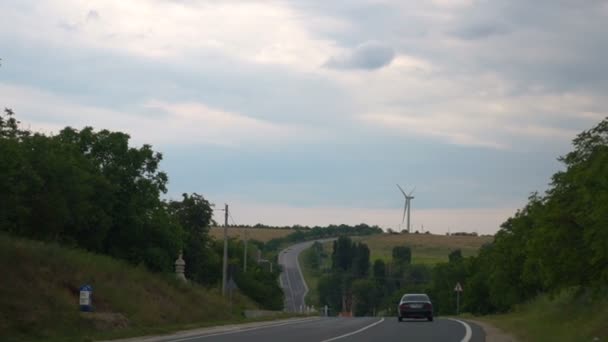 Eco Kraft Naturen Motorväg — Stockvideo
