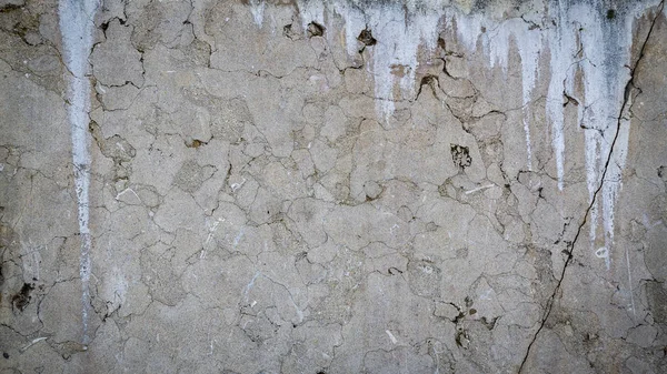 Eski Gri Beton Duvar — Stok fotoğraf