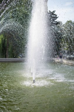 Kişinev parkta Fontain