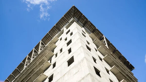 Gebäude Bau Blick Auf Den Himmel — Stockfoto