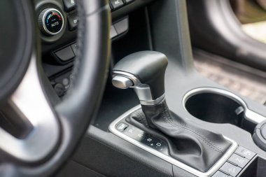 Modern araba iç detay, yakın