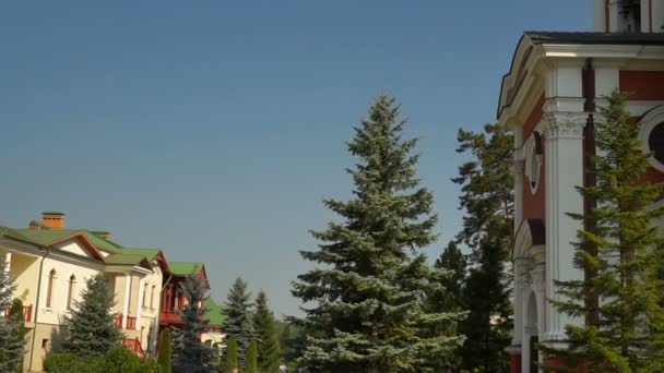 Монастырь Курки Молдова Старая Христианская Архитектура Старый Орхей Куркский Монастырь — стоковое видео